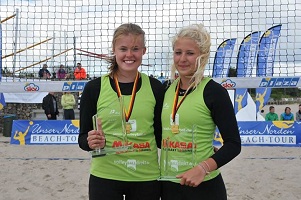 VCW Duo Becker Henning räumt beim U17Beach Bundespokal ab. Foto Daniel Schmidt