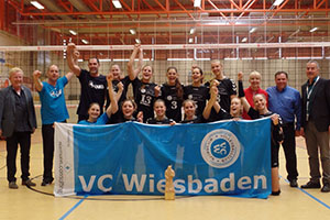 VC Wiesbaden Turniersieg Dippoldiswalde Volleyball Bundesliga