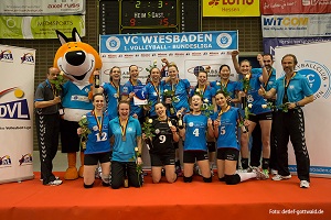 VC Wiesbaden beendetkleinSaison mit Bronze Foto-Detlef-Gottwald