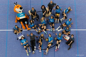 kleinOffizielles Team-Foto des VC Wiesbaden Foto-Detlef-Gottwald